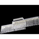 Galaxy LED 4 inch Silver Chandelier Ceiling Light