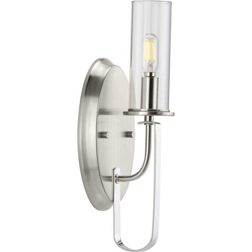 Riley 1 Light 5 inch Brushed Nickel Wall Bracket Wall Light