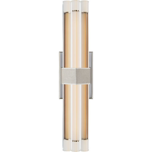 Lauren Rottet Fascio LED 4.25 inch Polished Nickel Sconce Wall Light