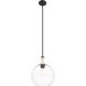 Downtown Urban Astor 1 Light 12 inch Matte Black Mini Pendant Ceiling Light