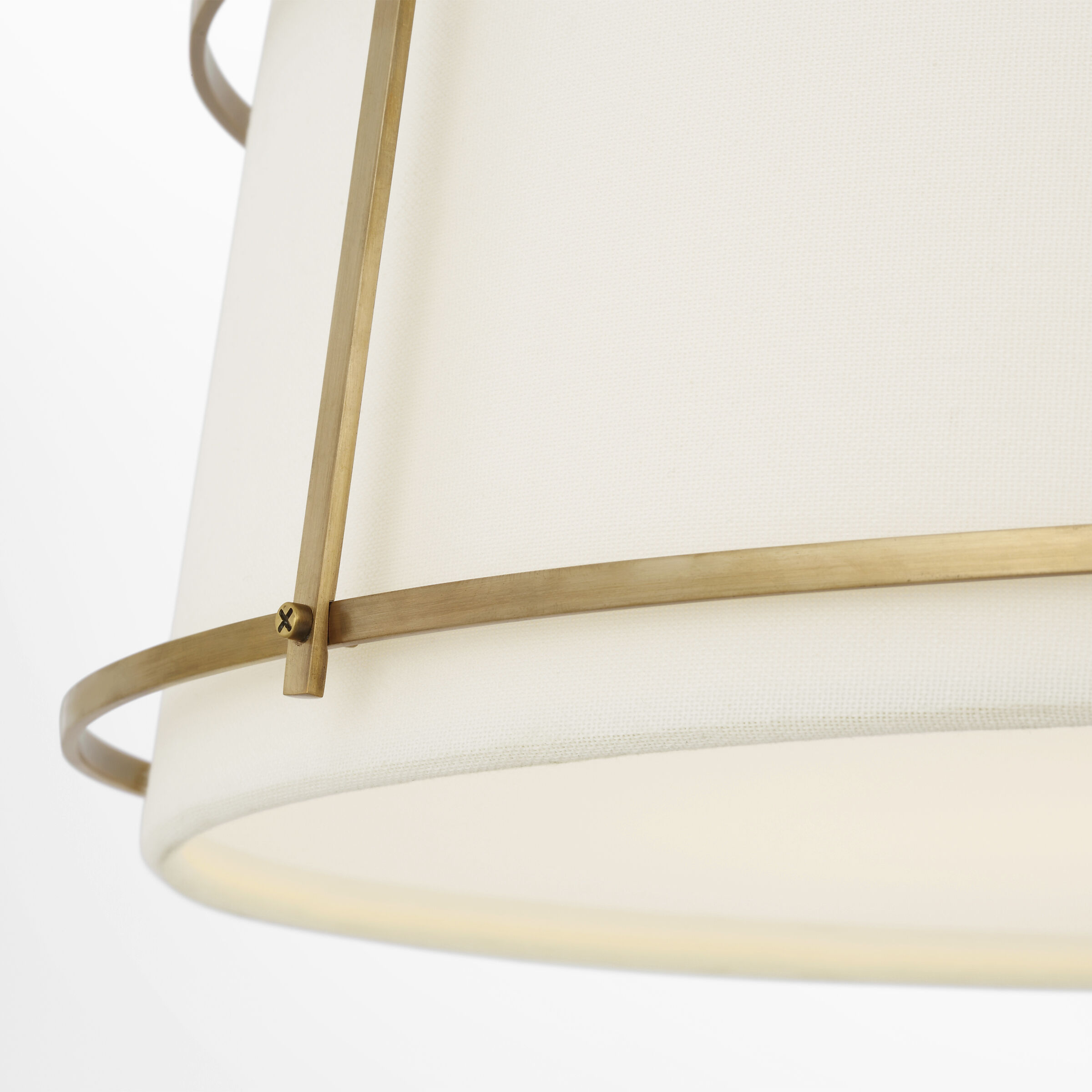 Carrier and Company Callaway LED 17.25 inch Hand-Rubbed Antique Brass Flush Mount Ceiling Light