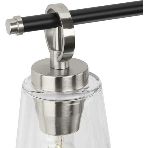 Cassell 4 Light 33.87 inch Brushed Nickel Bathroom Vanity Light Wall Light