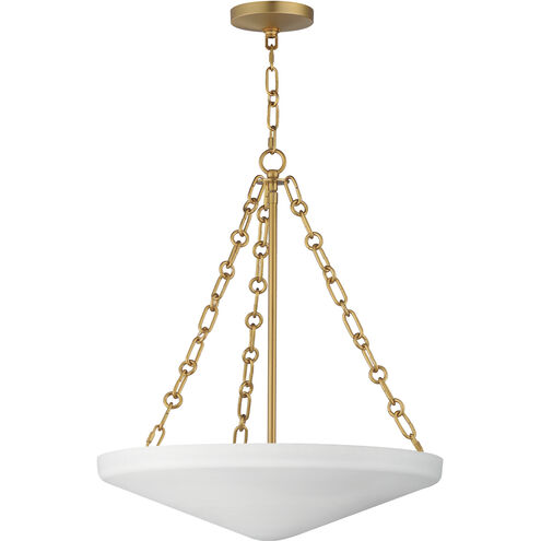 Artemis 4 Light 19.75 inch Natural Aged Brass Entry Foyer Pendant Ceiling Light