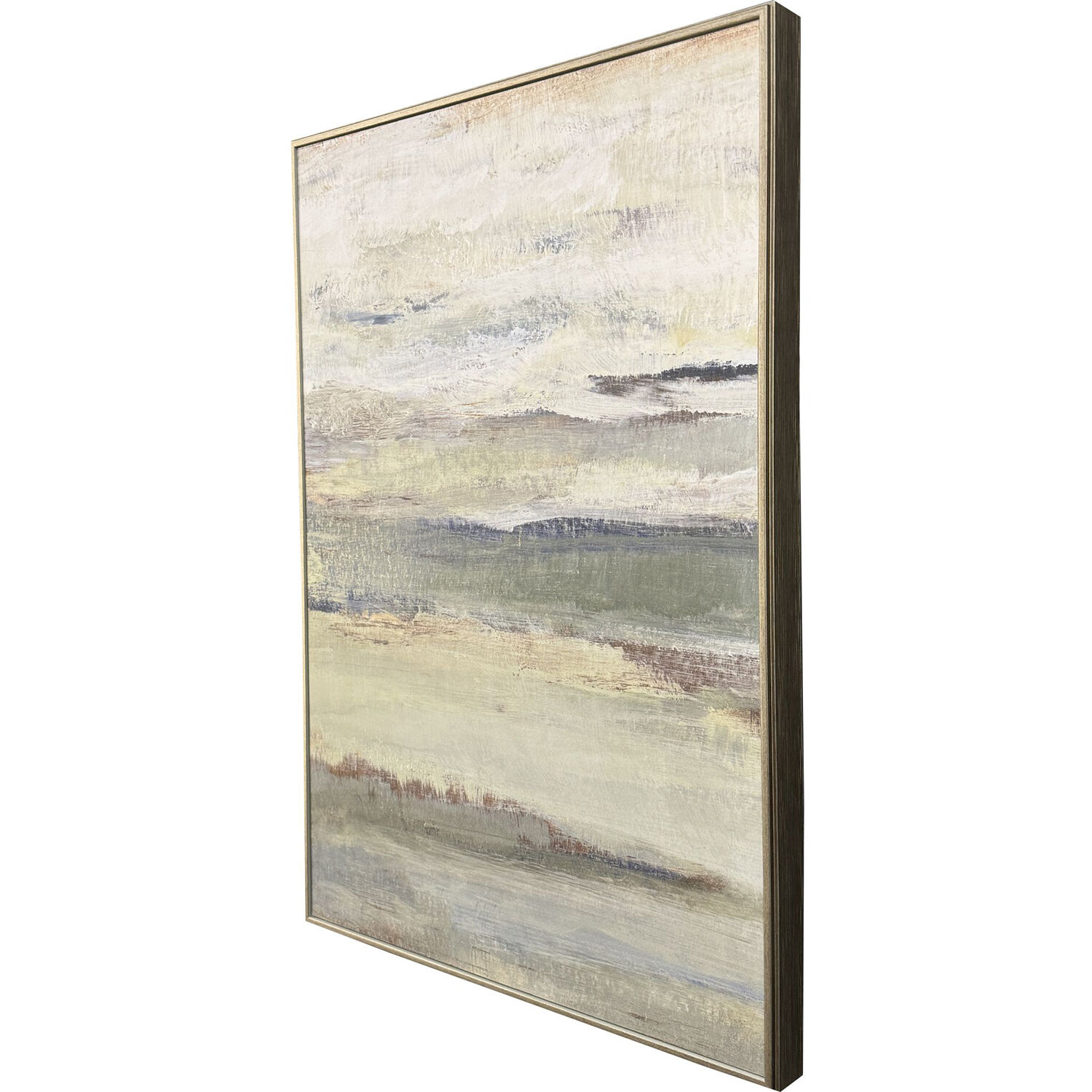 The Land Breathes Multi and Blue and Green and Purple Framed Art