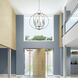 Milania 6 Light 25 inch Brushed Nickel Chandelier Ceiling Light