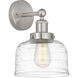 Bell 1 Light 6.5 inch Brushed Satin Nickel Sconce Wall Light