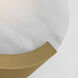 Kelly Wearstler Melange LED 12.75 inch Antique-Burnished Brass Sconce Wall Light