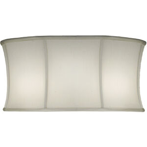 Ellie Off White 20 inch Lampshade, Drum