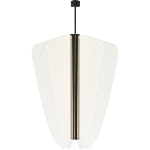 Sean Lavin Nyra LED 42.2 inch Nightshade Black Chandelier Ceiling Light, Integrated LED