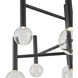 Terra LED 25.5 inch Black Chandelier Ceiling Light