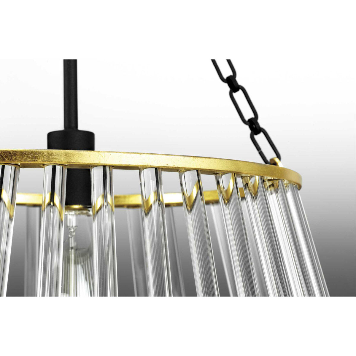 Sinclaire 1 Light 20 inch Textured Black Pendant Ceiling Light, Design Series