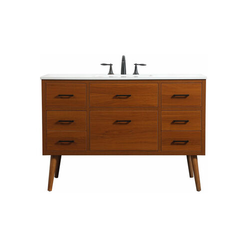 Boise 48 X 22 X 34 inch Teak Vanity Sink Set