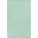Ravena 132 X 96 inch Emerald, White Rug