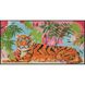 Animals Collection Orange Framed Art