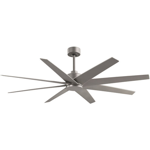 Atlas Ariella 64 inch Brushed Nickel Ceiling Fan