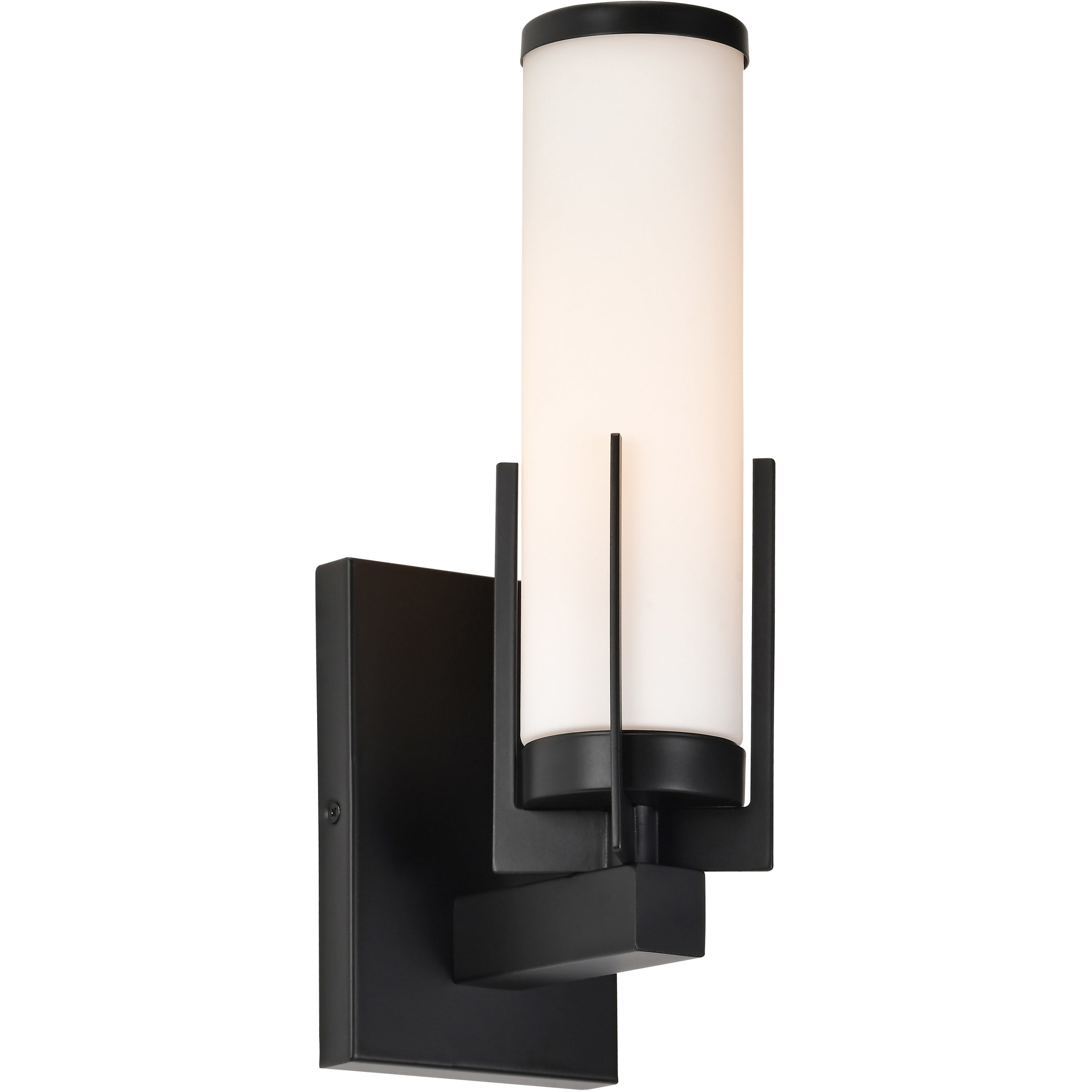 Roselle 1 Light 4.5 inch Matte Black Vanity Light Wall Light
