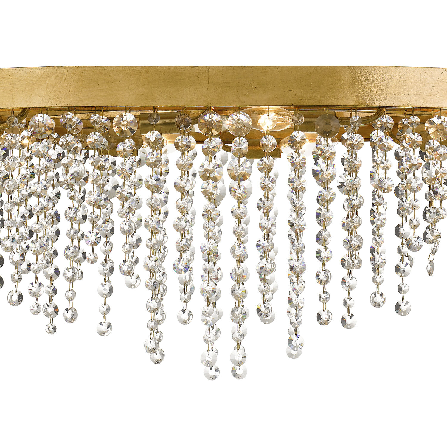 Winham 8 Light 36 inch Antique Gold Linear Chandelier Ceiling Light