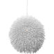 Urchin 1 Light 13 inch White Pendant Ceiling Light