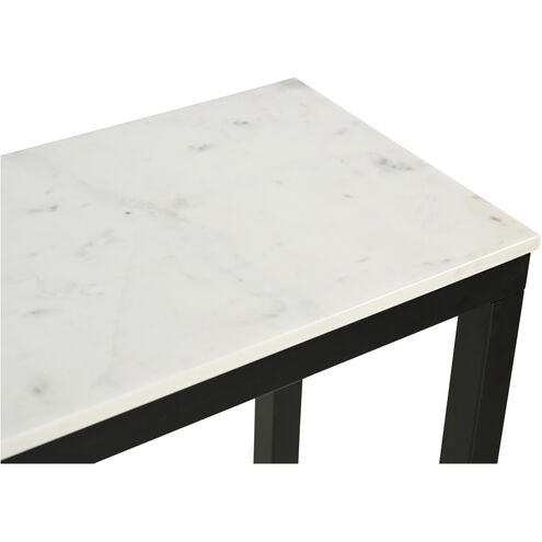 Parson 42 X 14 inch White Marble Console Table