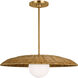 kate spade new york Mari 1 Light 21.63 inch Burnished Brass Pendant Ceiling Light