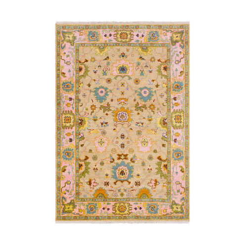 Fantasia 102 X 66 inch Dusty Pink Rug, Rectangle