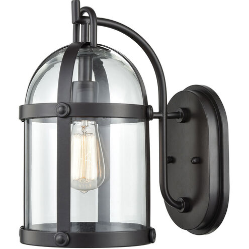 Caroline 1 Light 13 inch Oil Rubbed Bronze Outdoor Wall Sconce
