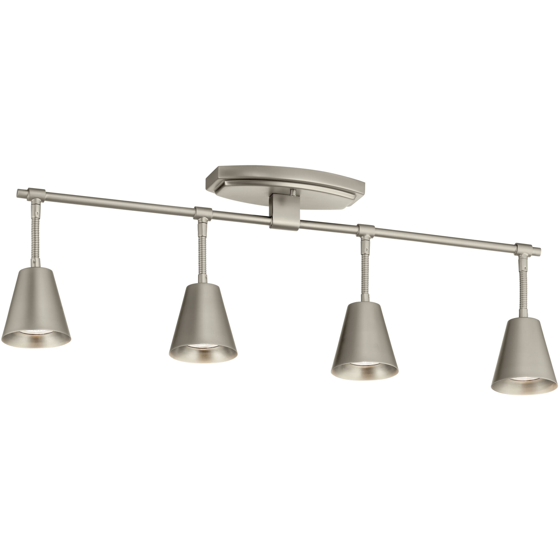 Sylvia 4 Light 120 Satin Nickel Rail Light Ceiling Light
