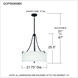 Lambeau 4 Light 21.75 inch Matte Black Pendant Ceiling Light
