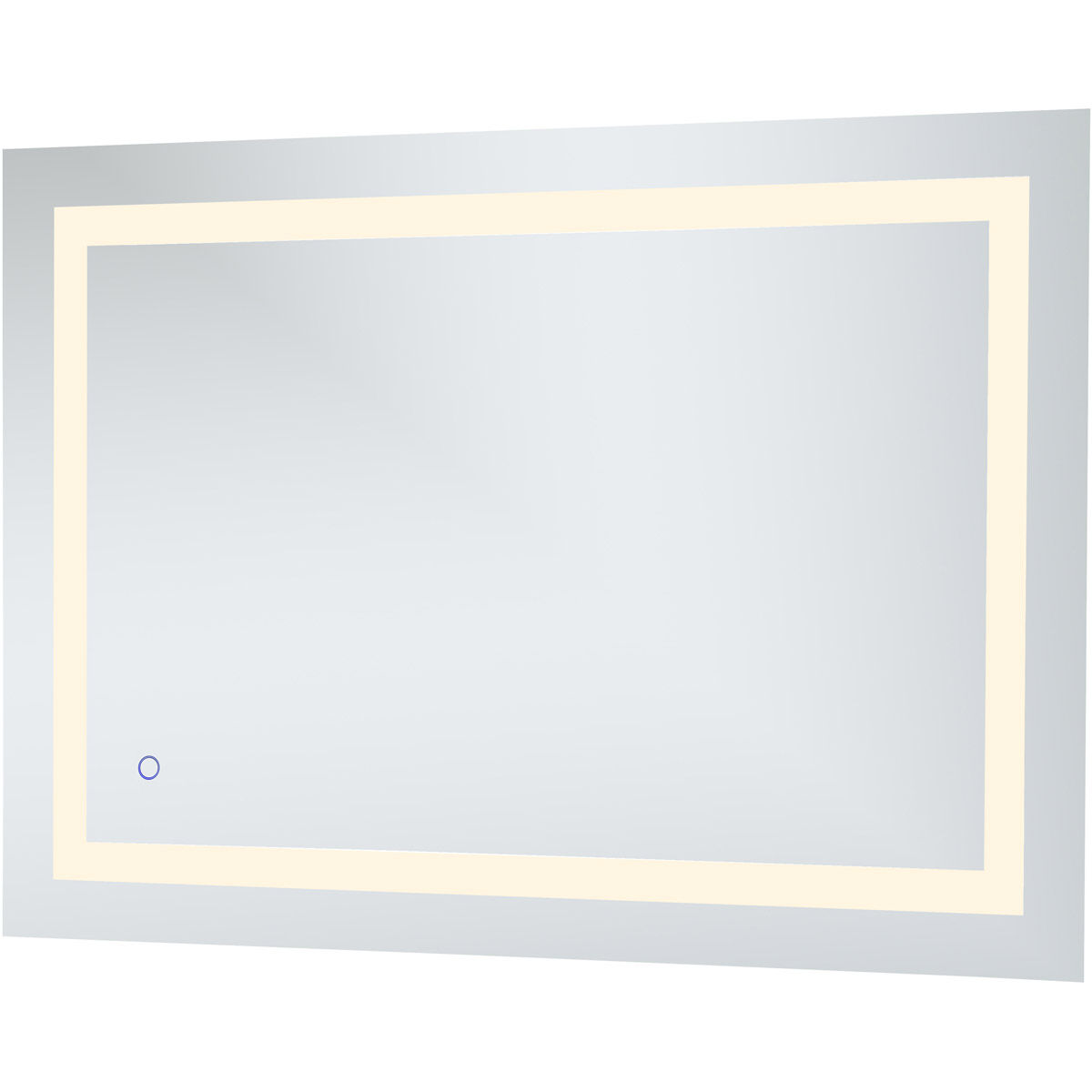 Helios 40 X 27 inch Silver Lighted Wall Mirror