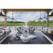 Foundry Classic 1 Light 16 inch Textured Black with Brass Outdoor Pendant Barn Light