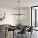 Divine 8 Light 28.5 inch Heritage Multi-Light Pendant Ceiling Light