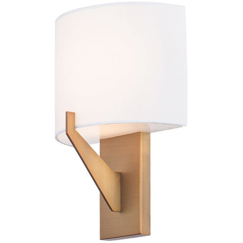 Fitzgerald LED 4 inch Black ADA Wall Sconce Wall Light in 2700K, dweLED