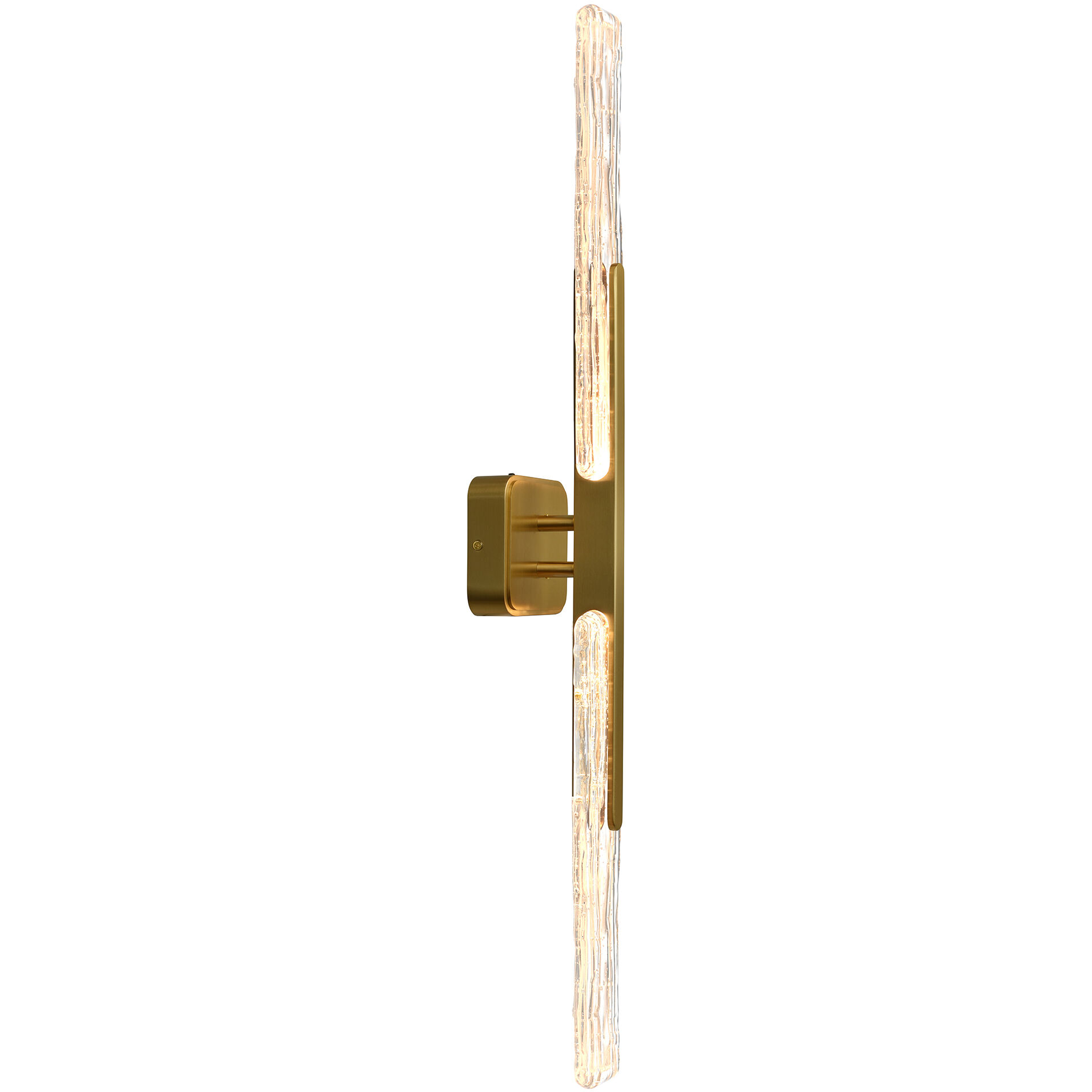 Curva LED 4.7 inch Brass Vanity Light Wall Light