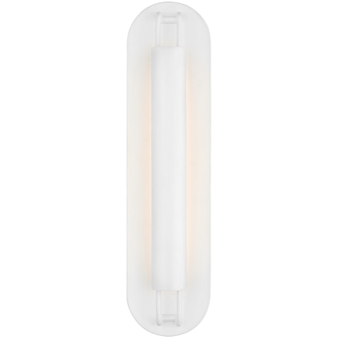 Kelly Wearstler Teline LED 6 inch Matte White Oval Sconce Wall Light