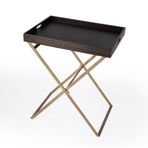 Emma Cross Legs Tray Side Table in Multi