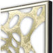 Splash of Gold Metallic Framed Art, The Studio