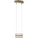 Art + Alchemy Stacks LED 2 inch Soft Gold Pendant Ceiling Light
