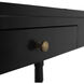 Othello 48 X 25 inch Hand Rubbed Black Desk