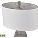 Averill 29.5 inch 9.00 watt Gray with Polished Nickel Table Lamp Portable Light