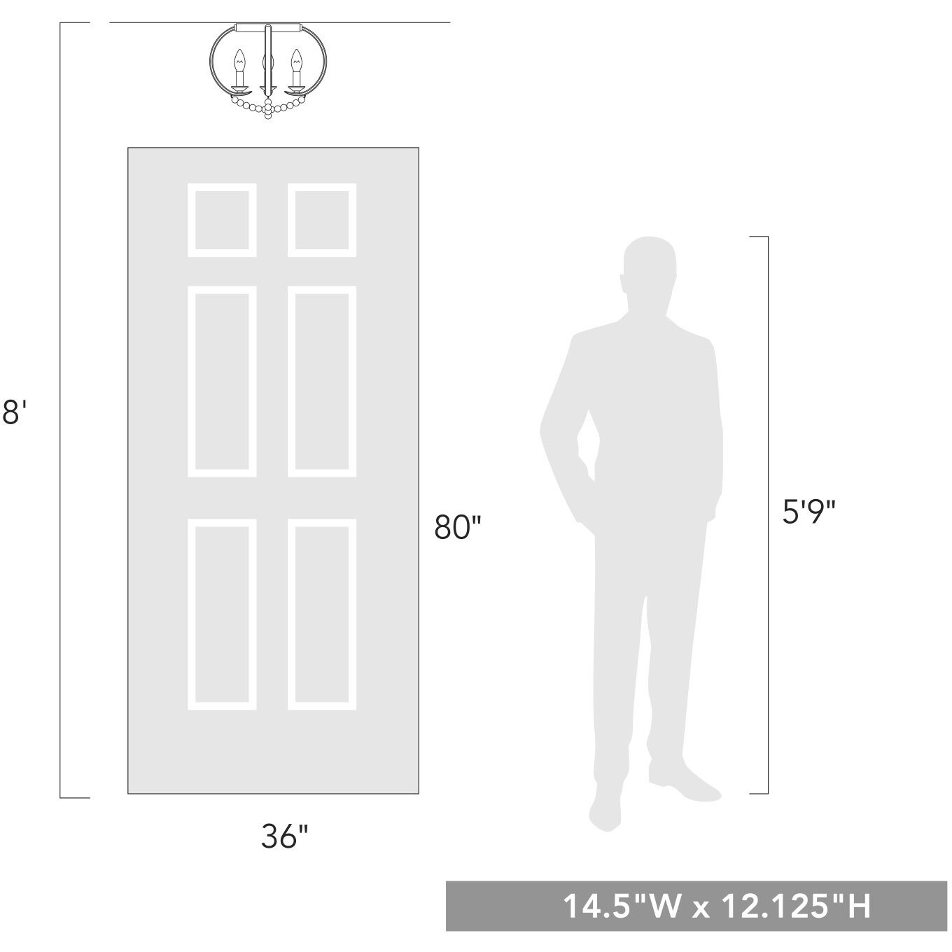 Flori 4 Light 14.5 inch Matte Black Flush Mount Ceiling Light