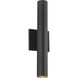 Lorna Wall Sconce Up/Down Light Wall Light in Black