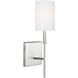Foxdale 1 Light 5 inch Brushed Nickel Bath Vanity Wall Light