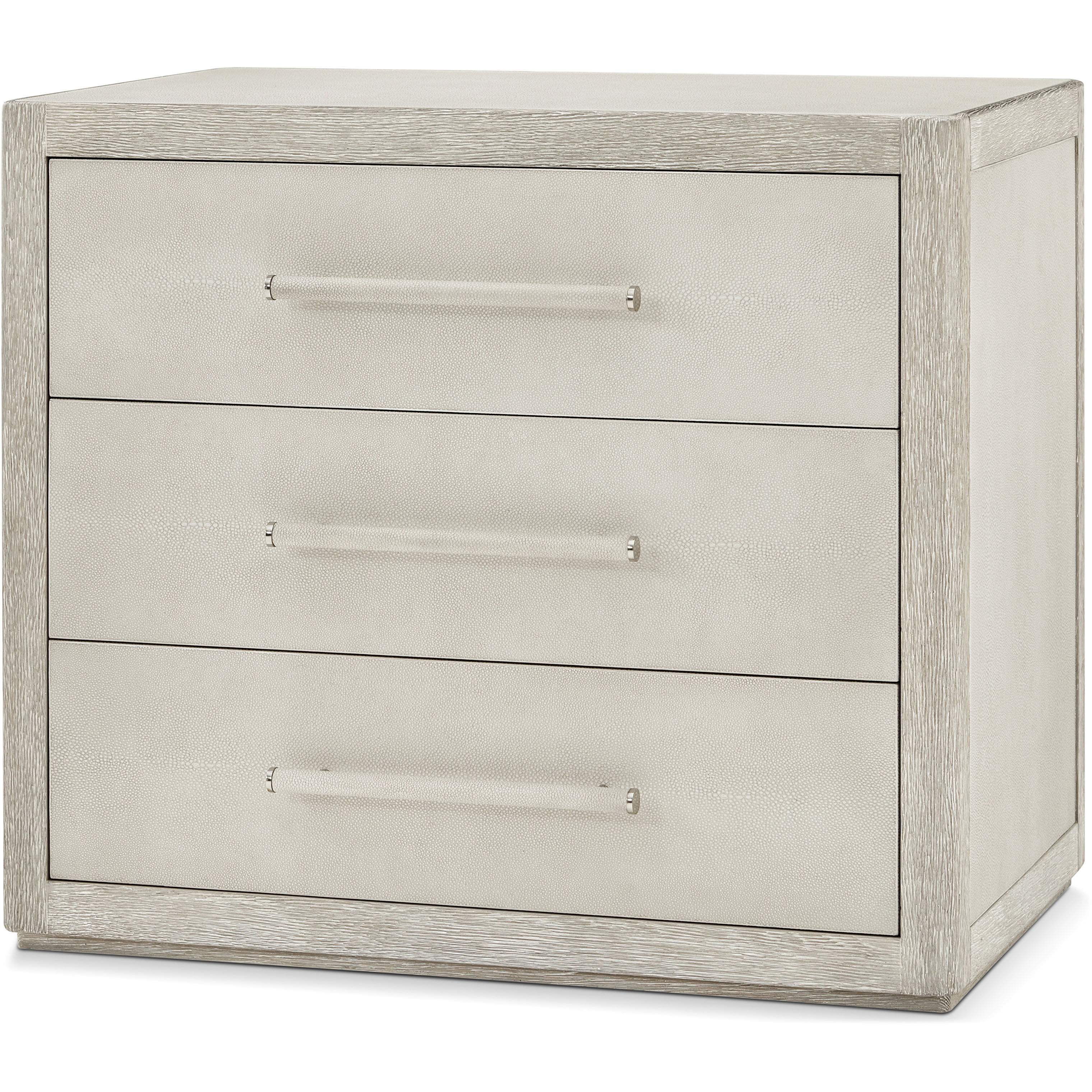 Maxwell 32 X 28 inch Cashmere Nightstand, Wooden, 3-Drawer