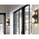 Meridian 2 Light 6 inch Matte Black Wall Sconce Wall Light