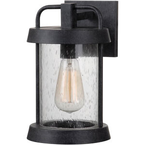 Gavin 1 Light 10 inch Forged Graphite Outdoor Wall Lantern, Small