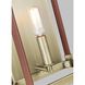 Hadley 1 Light 8 inch Time Worn Brass Wall Sconce Wall Light