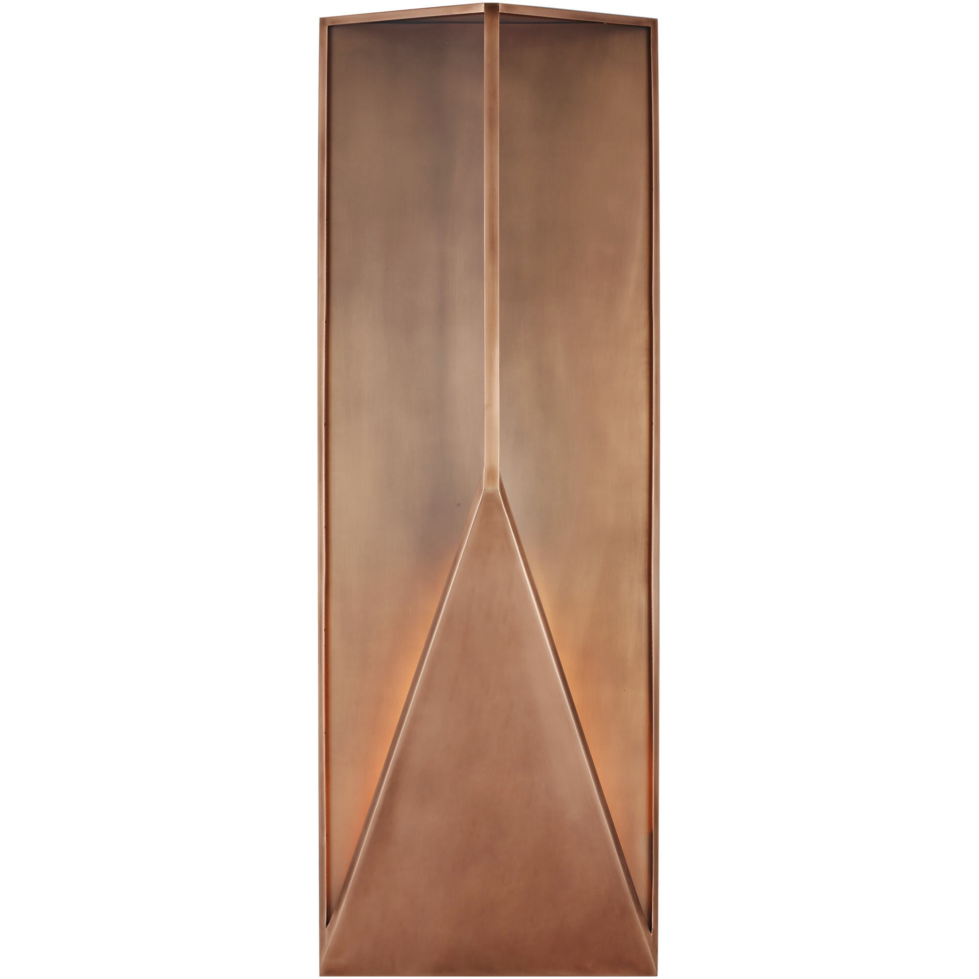Kelly by Kelly Wearstler Punto LED 38 inch Natural Copper Outdoor Wall Lantern