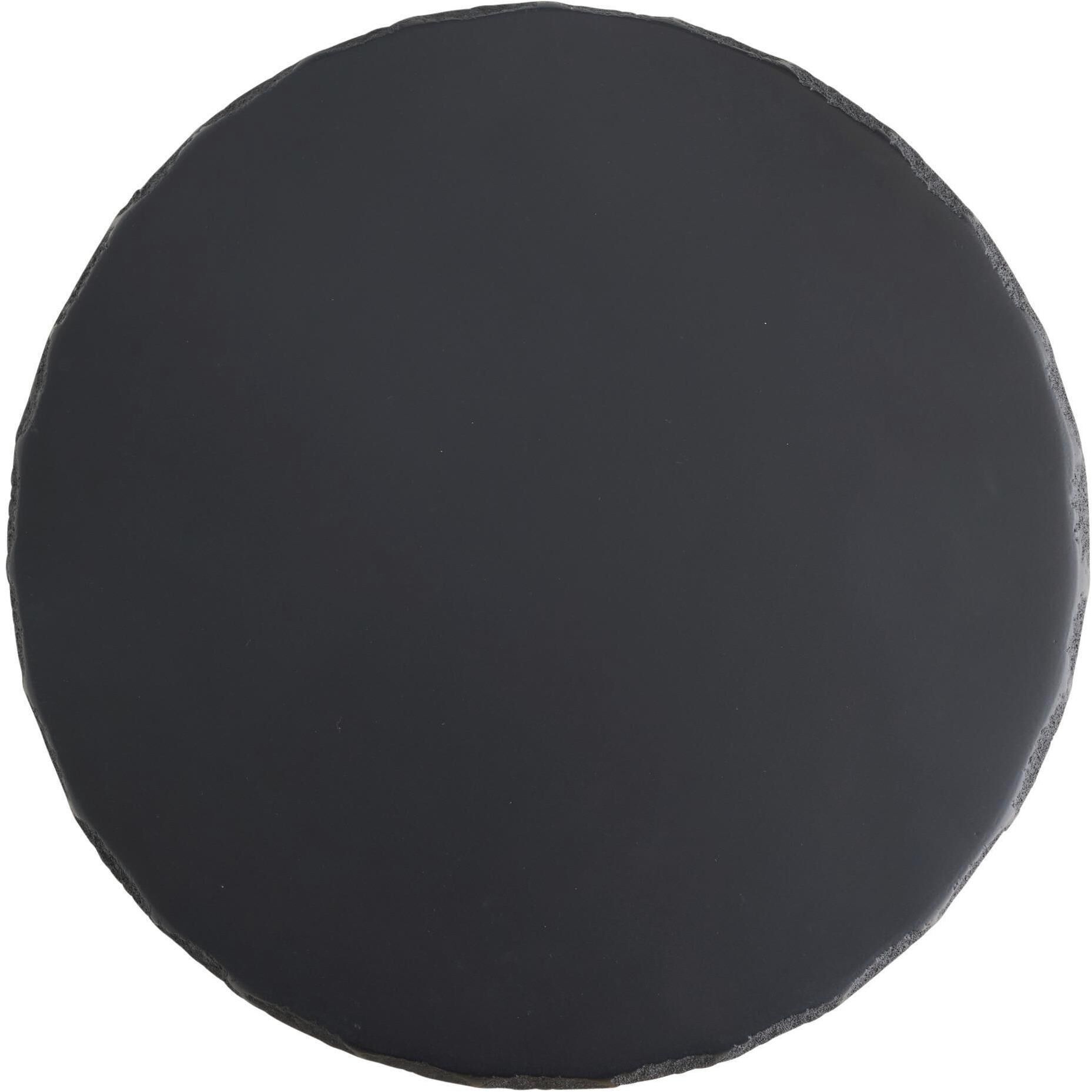 Kobra 15 inch Black Volcanic Ash Outdoor Accent Table