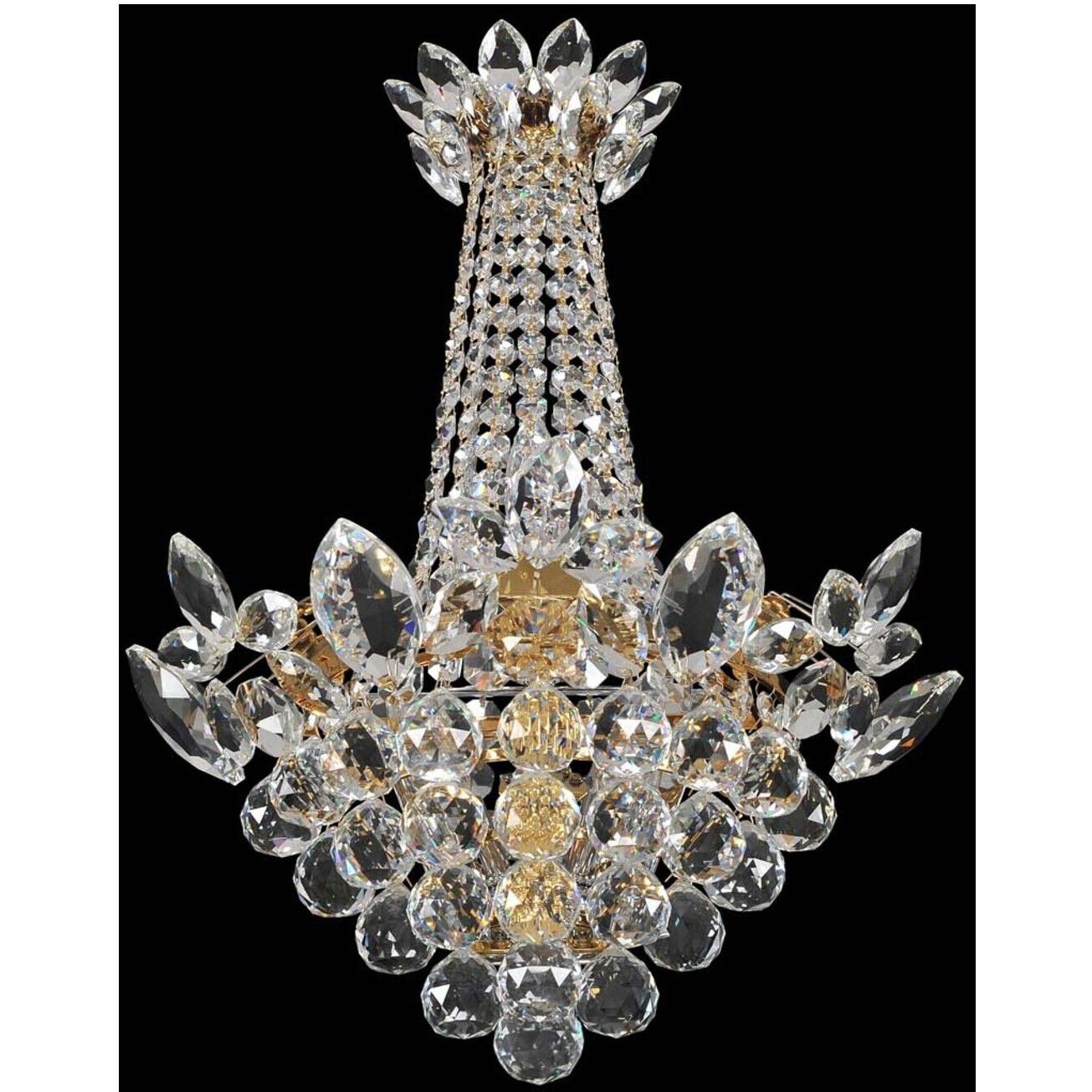 Treviso 3 Light 18 inch 18K Gold Wall Sconce Wall Light