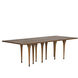 Shifter 105 X 42 inch Dark Walnut Dining Table